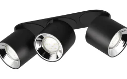 Guayana Spotlight 3-delad GU10 mattsvart