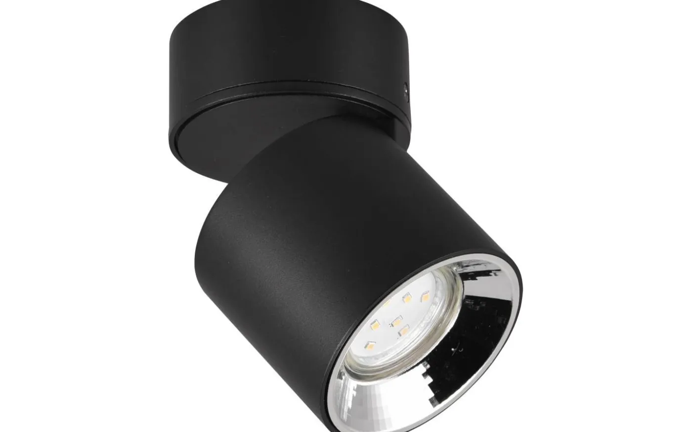 Guayana Spotlight 1-dels GU10 mattsvart