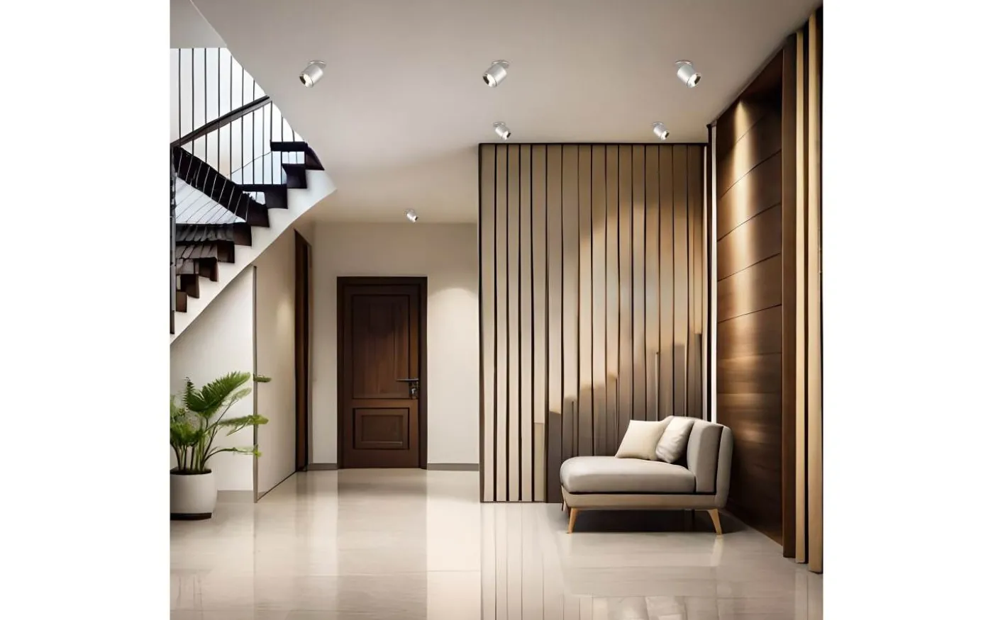 Guayana Spotlight 1-dels GU10 borstad aluminium