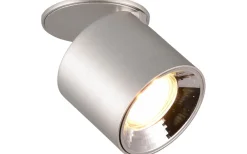 Guayana Spotlight 1-dels GU10 borstad aluminium