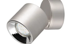 Guayana Spotlight 1-dels GU10 borstad aluminium