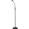 Gusto Golvlampa 135cm LED 5W 3000K Svart/Mässing