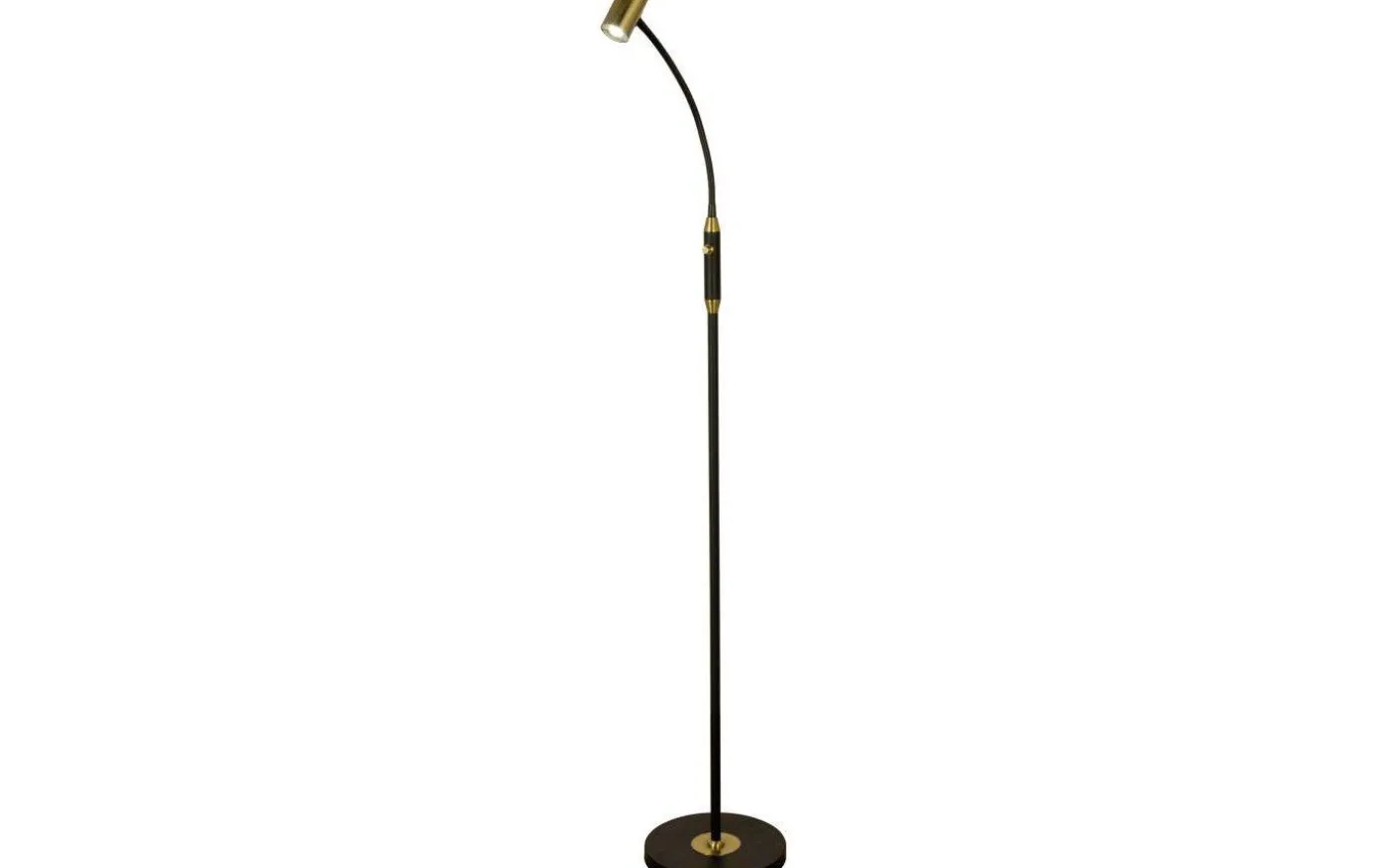 Gusto Golvlampa 135cm LED 5W 3000K Svart/Mässing