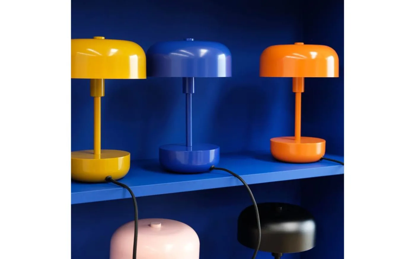 Haipot Bordslampa 26cm Blå