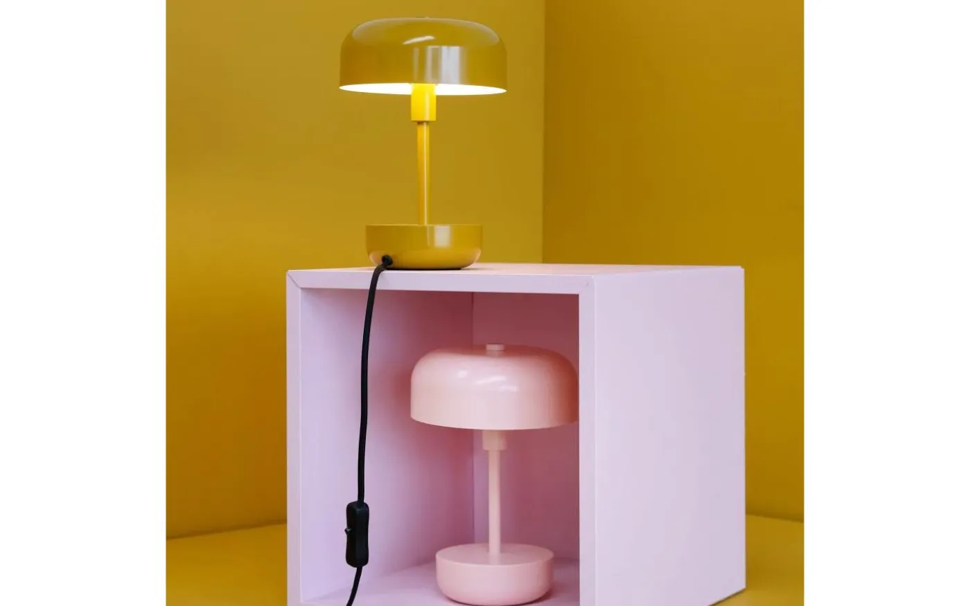 Haipot Bordslampa 26cm Currygul