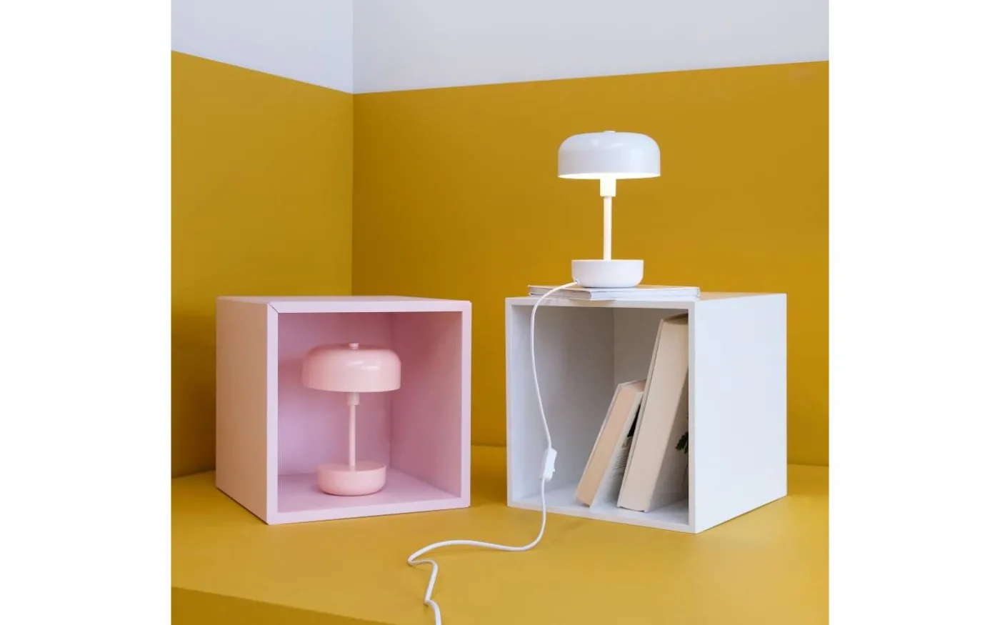 Haipot Bordslampa 26cm Vit