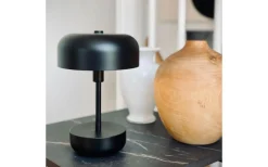 Haipot Uppladdningsbar Bordslampa 26cm LED 3000K 3W Svart IP44