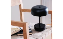 Haipot Uppladdningsbar Bordslampa 26cm LED 3000K 3W Svart IP44