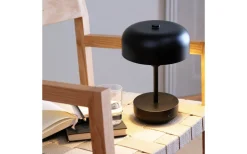 Haipot Uppladdningsbar Bordslampa 26cm LED 3000K 3W Svart IP44