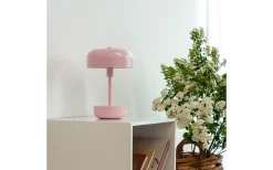 Haipot Uppladdningsbar Bordslampa 26cm LED 3000K 3W Rosa IP44