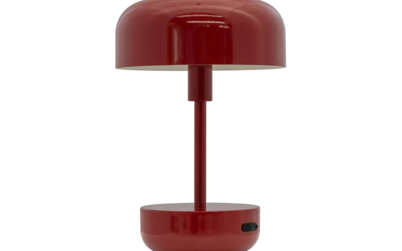 Haipot Uppladdningsbar Bordslampa 26cm LED 3000K 3W Mörkröd IP44