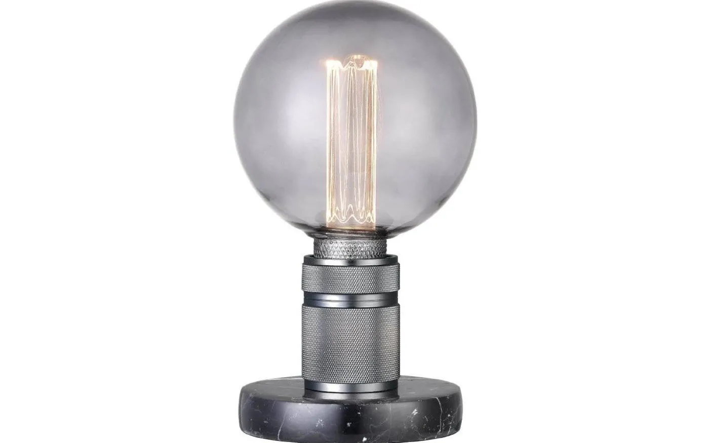 Halo Bordslampa 11cm Gun-Black/Marmor