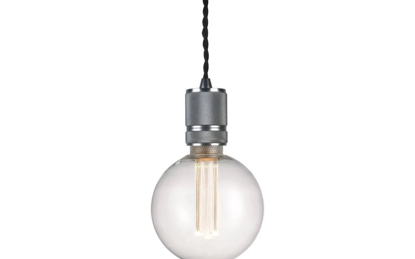 Halo Pendel Ø5cm Gun-Black