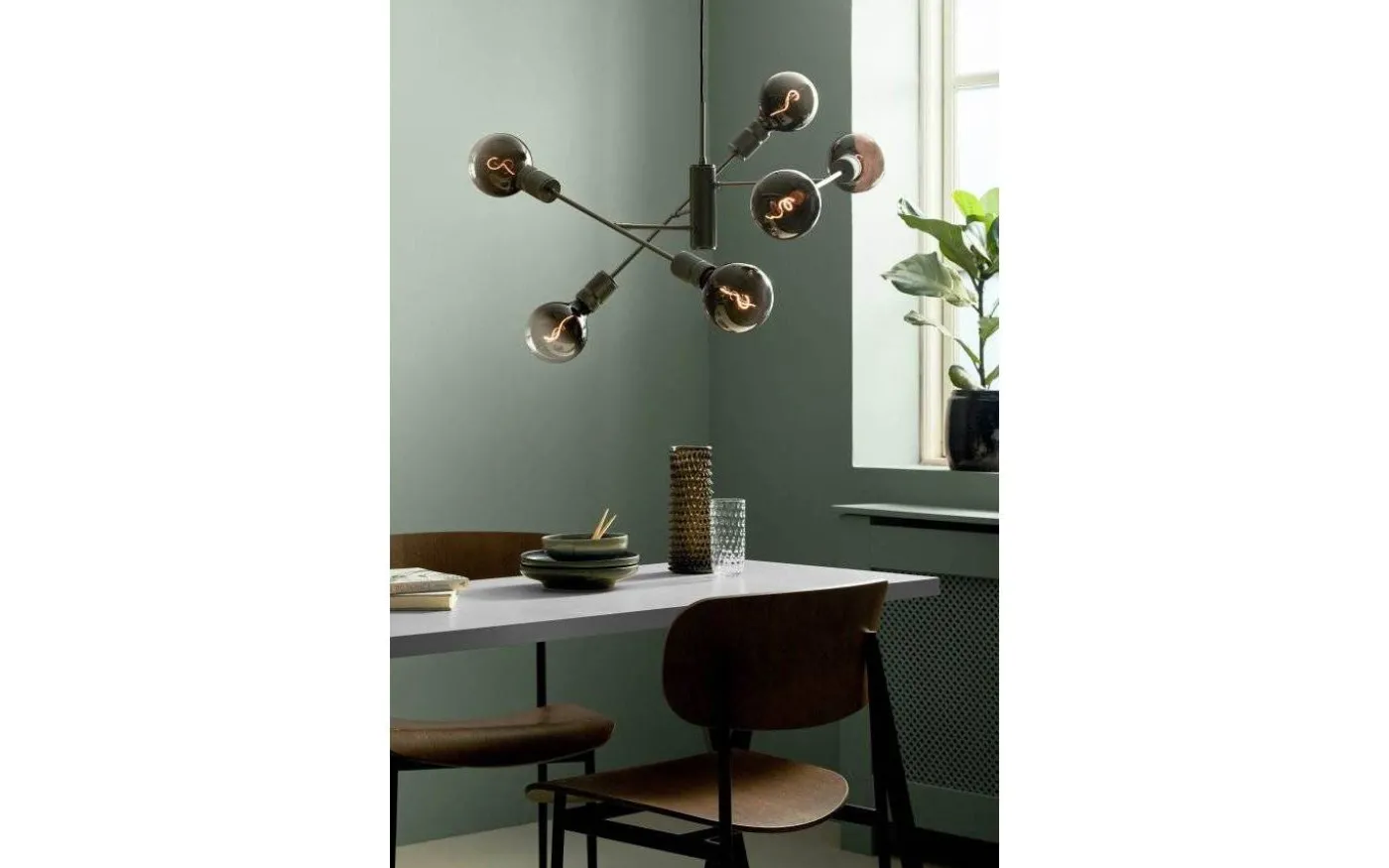 Halo Taklampa 75cm Gun Black