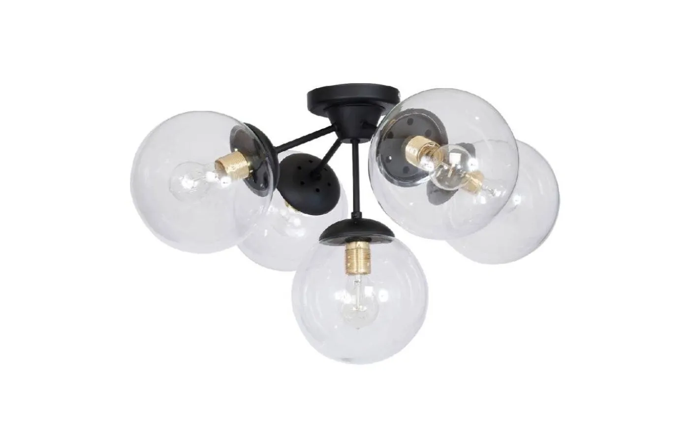 Hamar Plafond 5L 50cm Svart/Klar