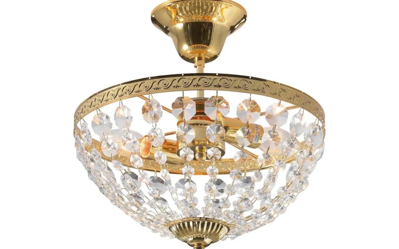 Hanaskog Kristallplafond 30cm Guld