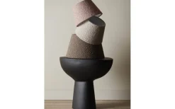 Hanna Lampskärm Ø19cm Bouclé Rosa