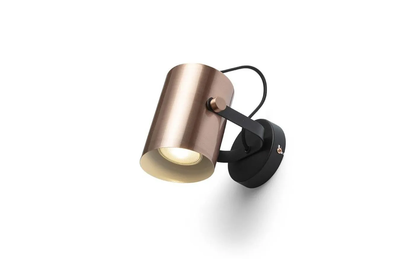 Haren Vägglampa Koppar/Svart