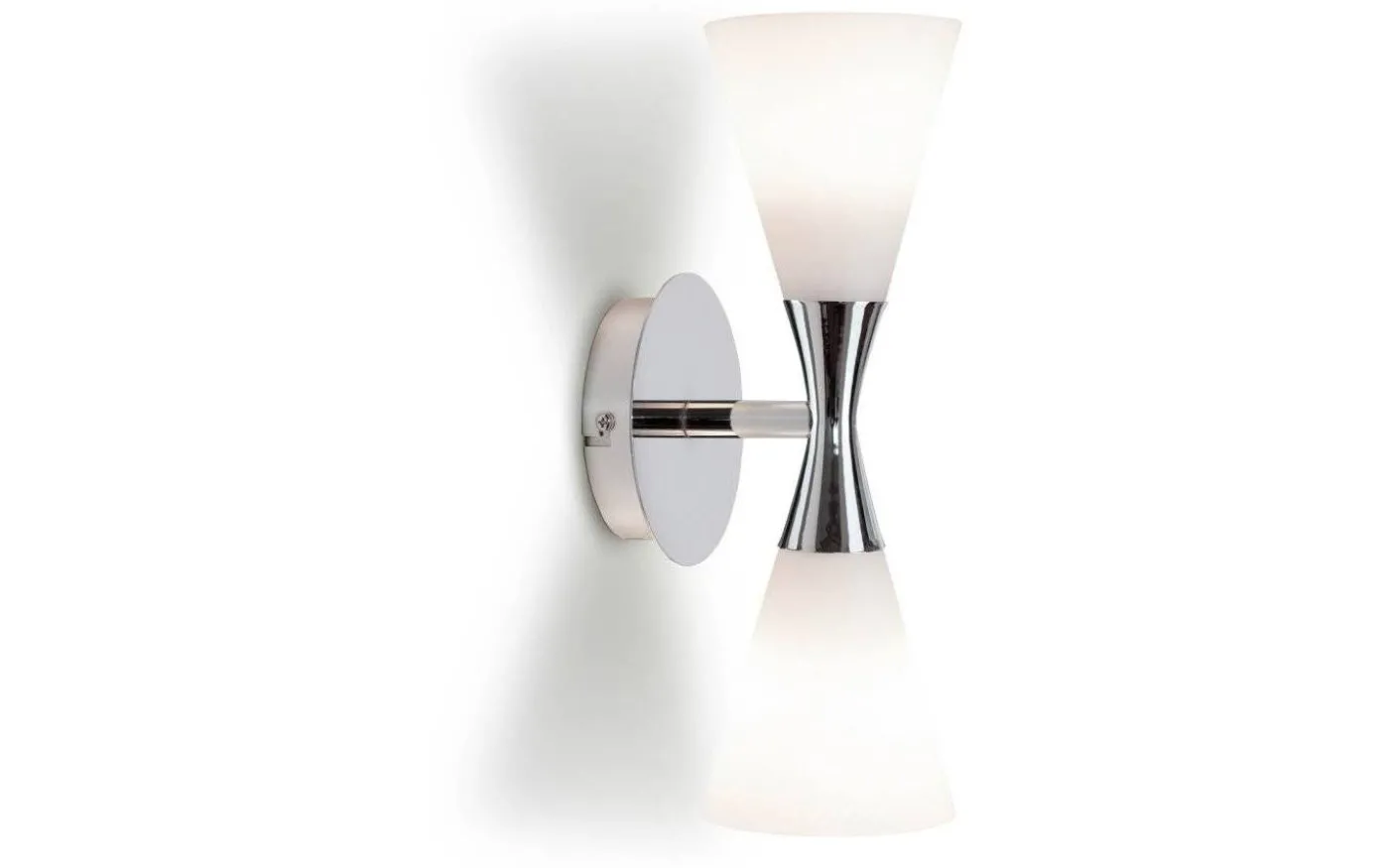 Harlekin Duo Vägglampa Krom