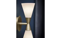 Harlekin Duo Vägglampa Mässing