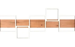 Harper Plafond LED 115cm mattsvart/trä