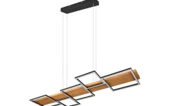 Harper Takpendel LED matt svart/trä