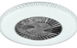 Harstad Takfläkt 60cm LED kromad stjärnljus