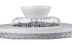 Harstad Takfläkt 60cm LED kromad stjärnljus