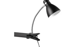 Harvey Klämlampa E27 mattsvart