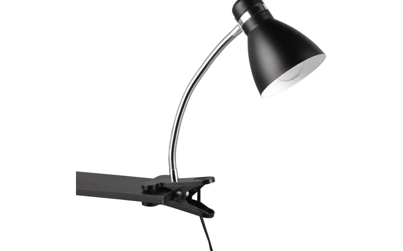 Harvey Klämlampa E27 mattsvart