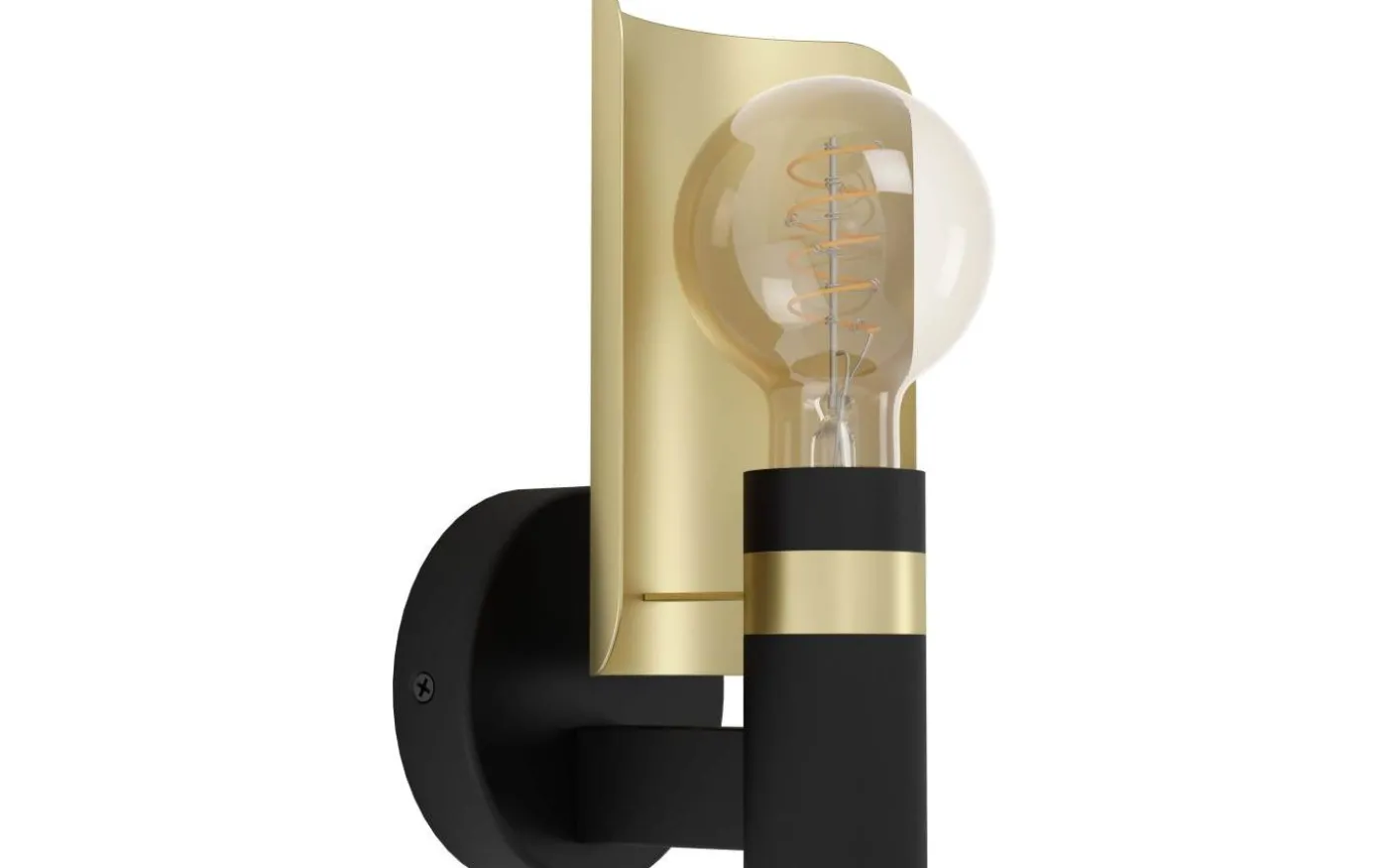 Hayes Vägglampa Guldfärgad