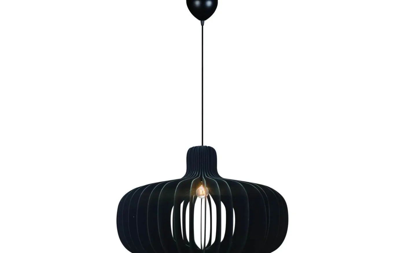 Hazo Taklampa 65cm Svart