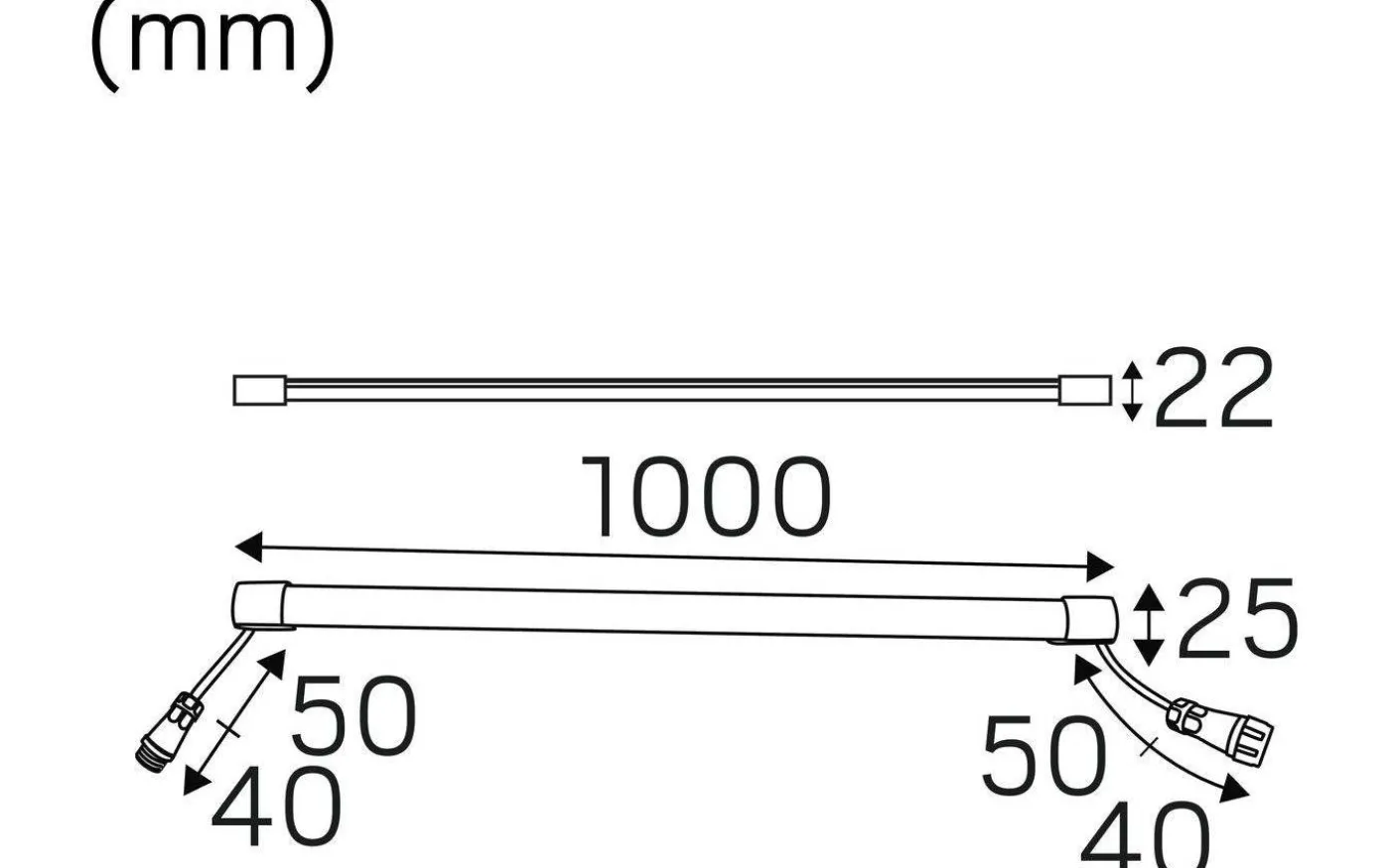 Heatline Bastu 100cm 350mA 2700K 10,5W IP44