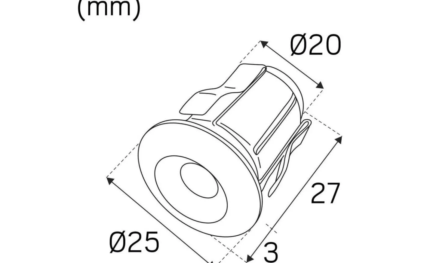 Heatspot G2 Kit Bastu 2700K 6x0,4W Borstad Stål IP44