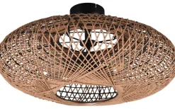 Hedda Plafond 2xE27 matt svart/sisal