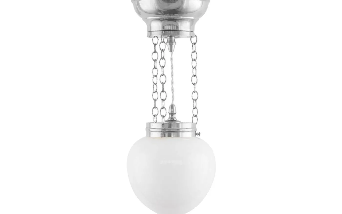 Heidenstam ampel 100 - Förnicklad