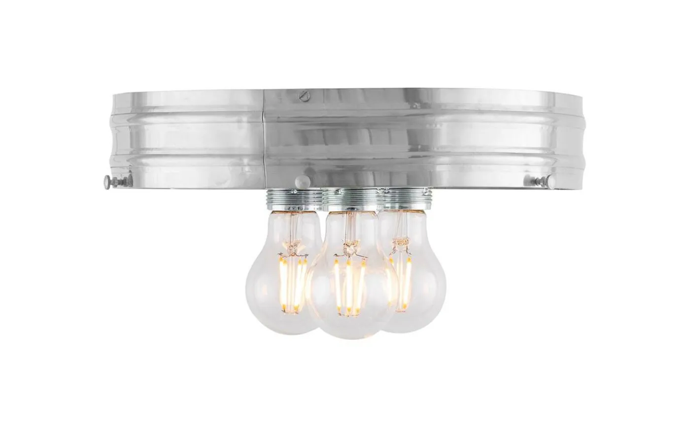 Heidenstam plafond 300 - Förnicklad