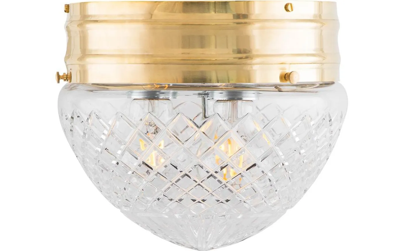 Heidenstam plafond 200 - Mässing