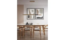 Helios Takpendel LED 82,5-130cm kaffebrun