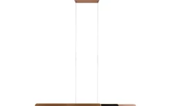 Helios Takpendel LED 82,5-130cm kaffebrun