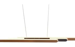 Helios Takpendel LED 82,5-130cm kaffebrun