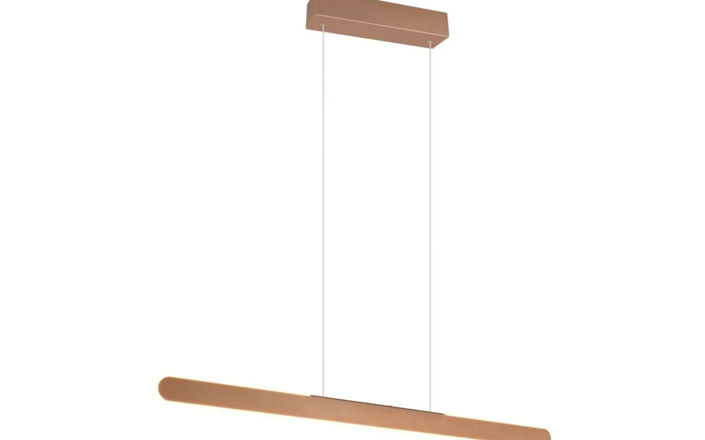 Helios Takpendel LED 100cm kaffebrun