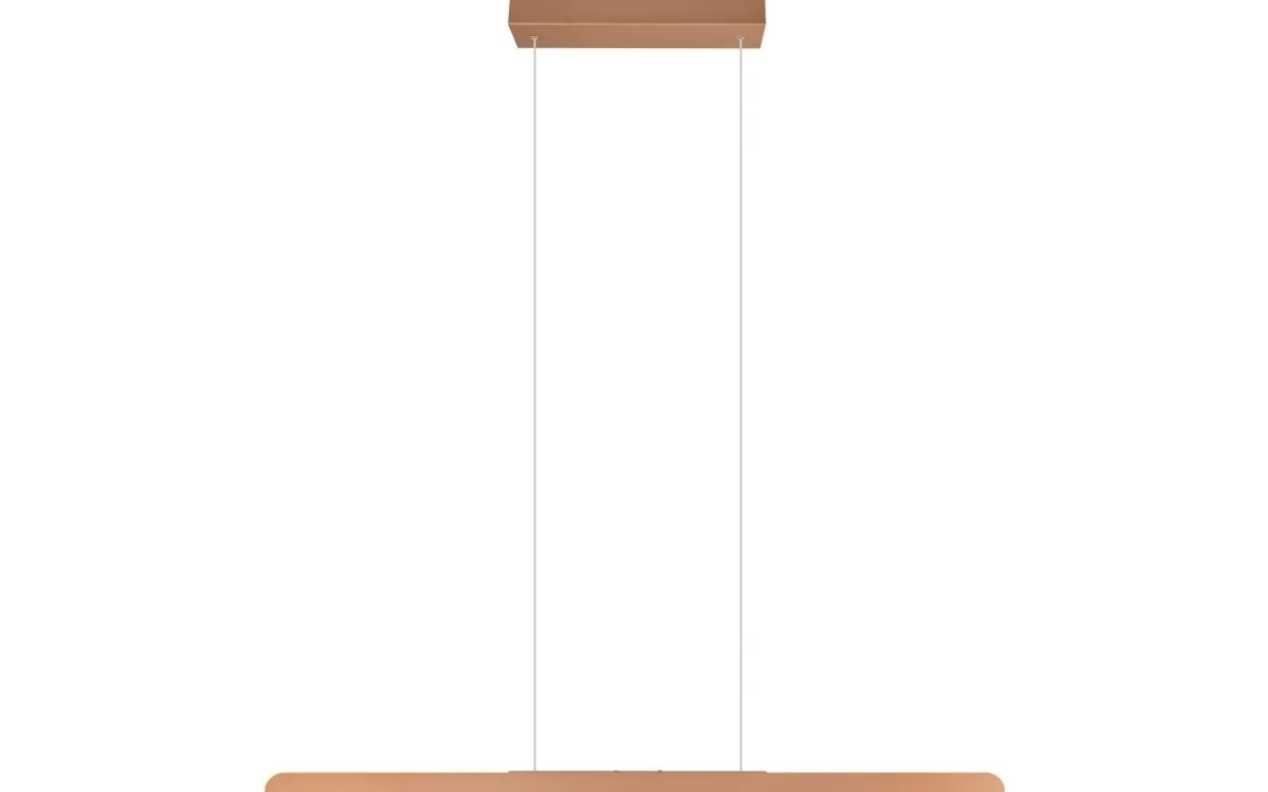 Helios Takpendel LED 100cm kaffebrun