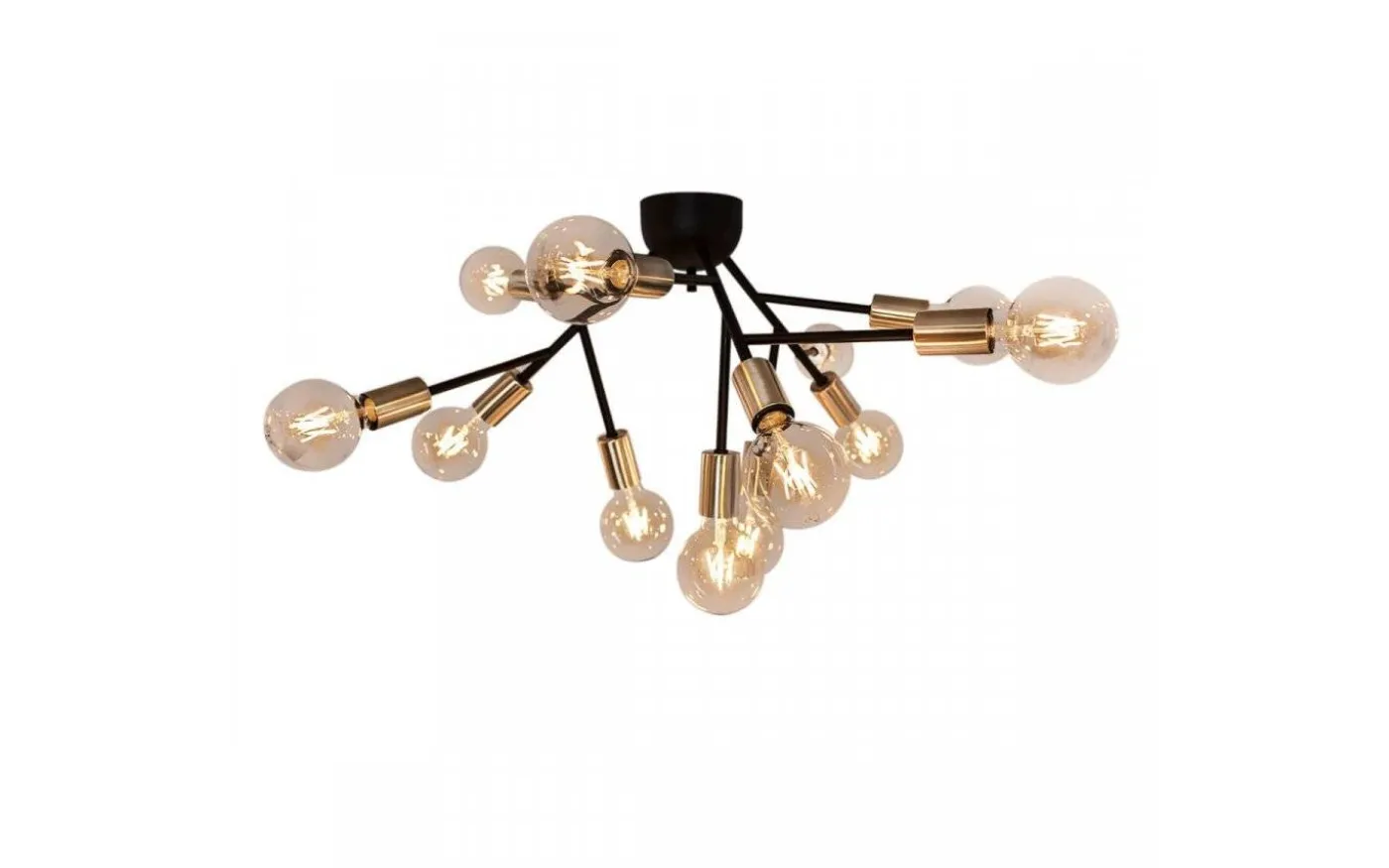 Hero Plafond 75cm Svart/Mässing