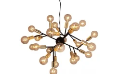 Heroes Taklampa 80cm 24L Svart/Mässing