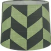Herringbone Lampskärm Ø25cm Grön