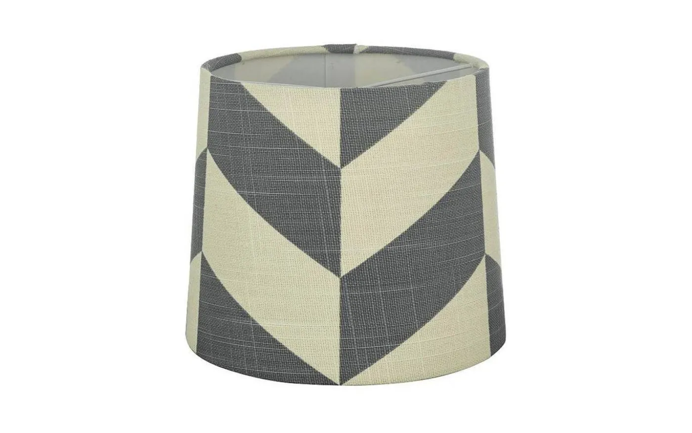 Herringbone Lampskärm Ø16cm Grå/Vit