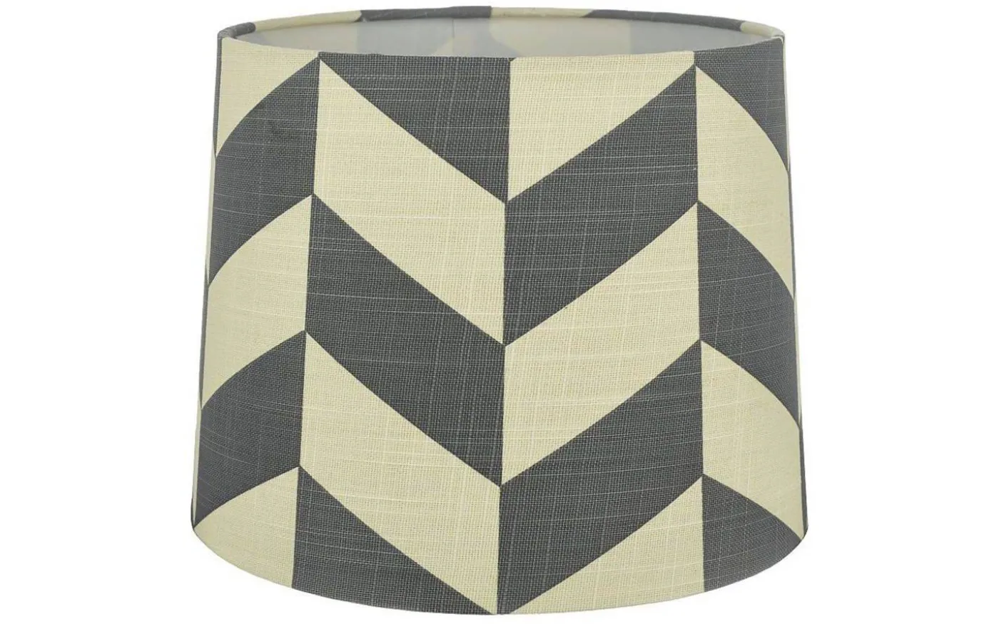 Herringbone Lampskärm Ø25cm Grå/Vit