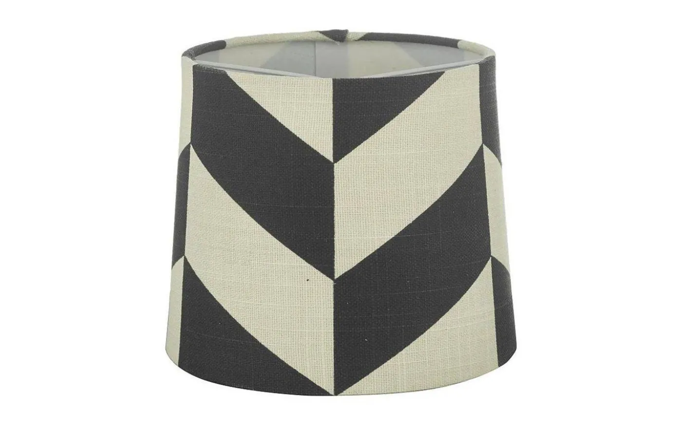 Herringbone Lampskärm Ø16cm Svart/Vit