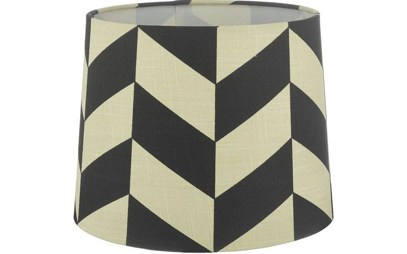 Herringbone Lampskärm Ø25cm Svart/Vit